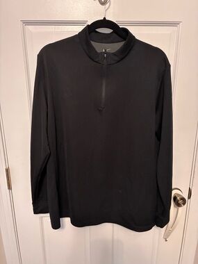 Nike golf quarter zip pullover in black, size XXL